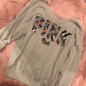Vs pink sweater size large